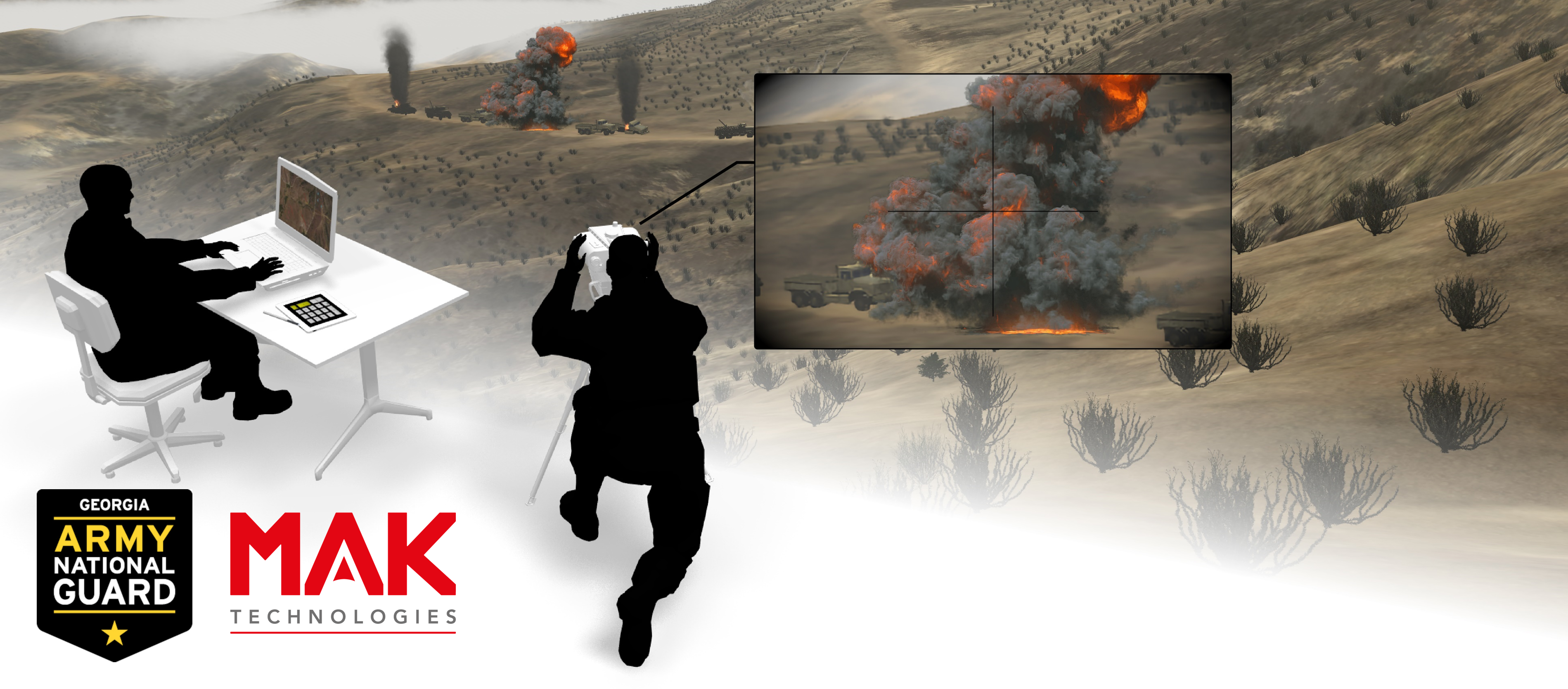 News: MAK Technologies Selected to Provide MAK FIRES for Georgia Army National Guard Forward Observer Training 