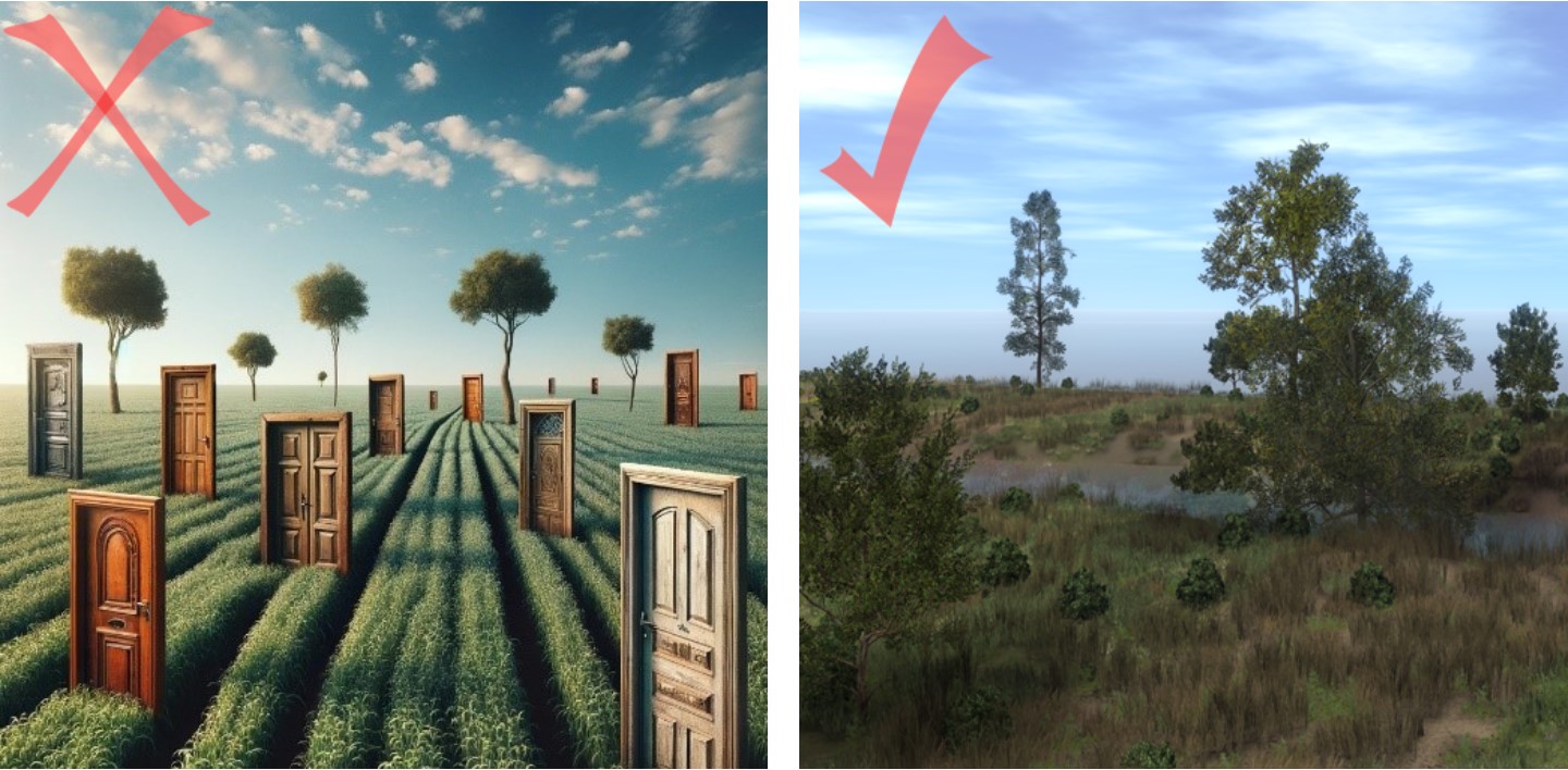 Vegetation in the MAK Earth Terrain Engine